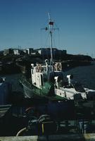 Boat moored at docks - Anadyr, Russia