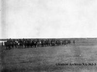 Boulton's scouts on the march, western Canada.