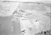 Aerial photograph of a farm in Saskatchewan (1-43-17-W3)